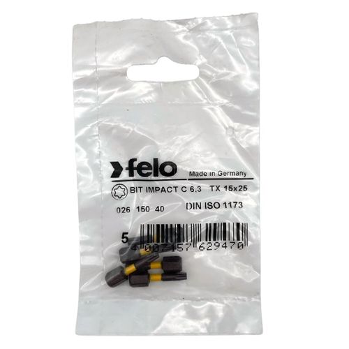 Udarni bit Felo Impact TORX TX15 x 25 02615040 slika 2