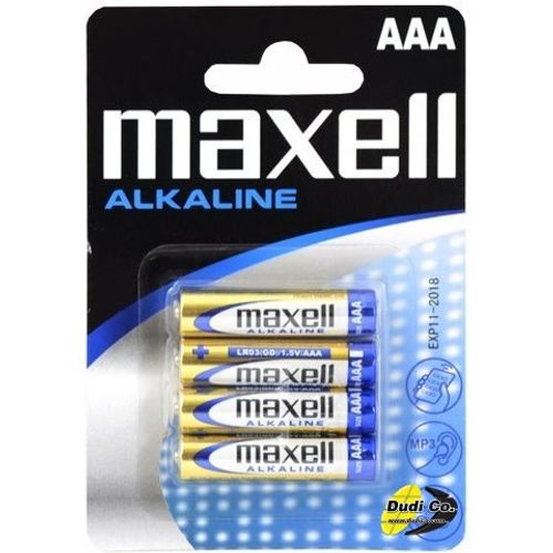 Maxell alkalna baterija AAA blister LR03 slika 1