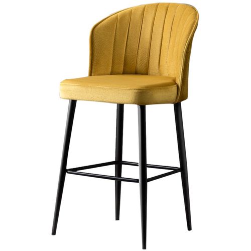 Woody Fashion Set barskih stolica (2 komada), Rubi - Yellow slika 5