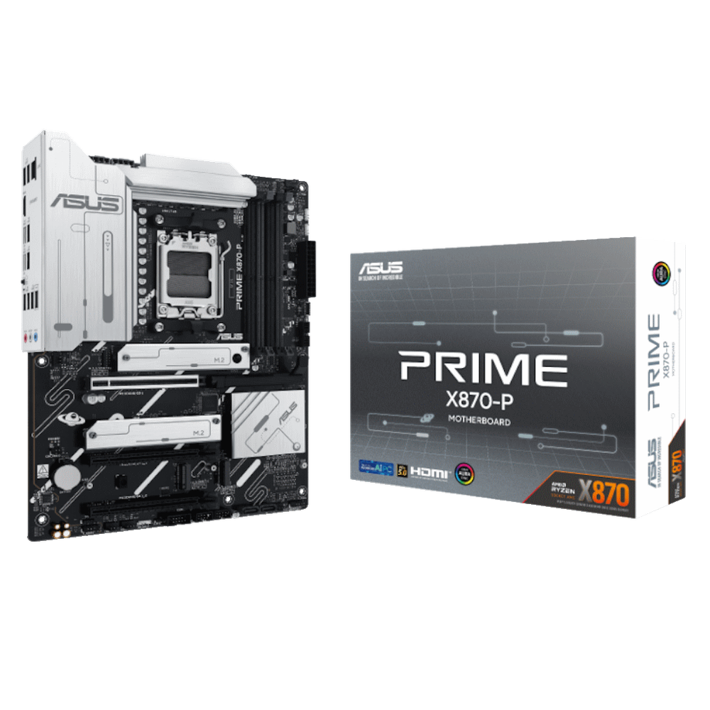 ASUS MB PRIME X870-PX870, AM5; 4xDDR54x M.2; 2x SATA,HDMI,10x USB, RAID,ATX slika 1