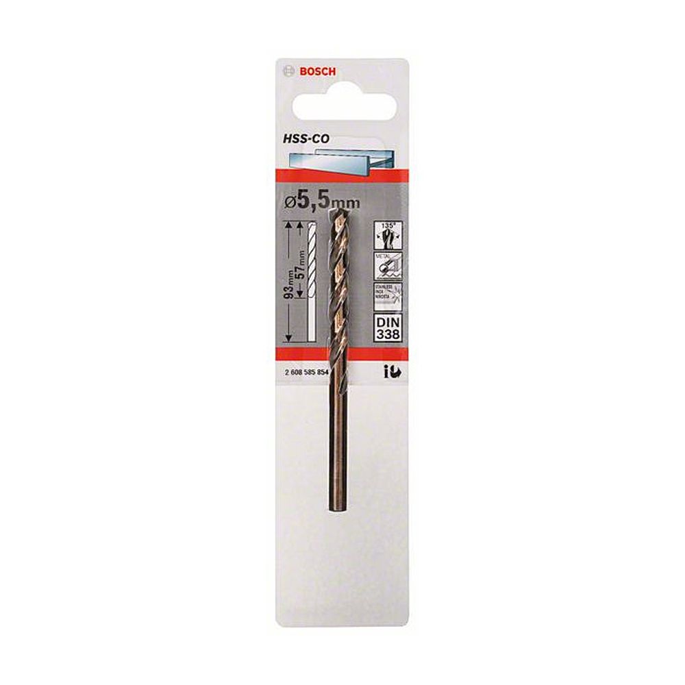 BOSCH Burgija HSS-Co 5.5 mm slika 2