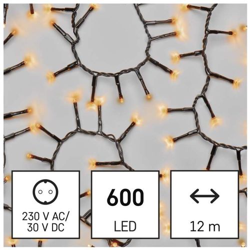 Emos LED svetlosni lanac 600 LED- jež 12m MTG-D4BV03 slika 2