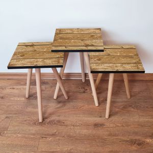 Nesting Table Set (3 komada) - Boja: Kamel