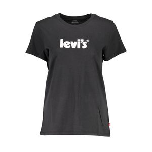 LEVI'S WOMEN'S SHORT SLEEVE T-SHIRT BLACK