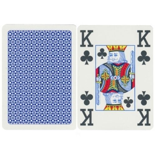 COPAG karte za poker 100% plastika 4 jumbo index, plave slika 2