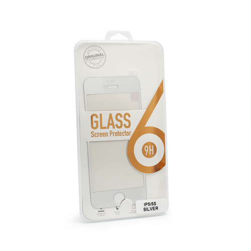 Tempered glass za iPhone 5 srebrni slika 1