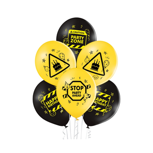 Baloni za rođendan Birthday Zone 30cm, 6 komada
