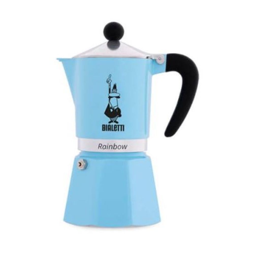 Bialetti Rainbow moka pot plava za 3 šolje slika 1