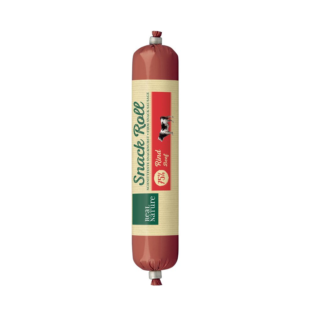 Real Nature poslastica za pse Snack Roll govedina 80 g slika 1