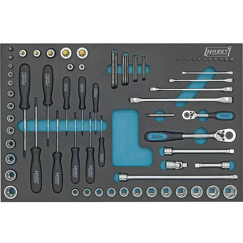 TORX® set ključeva s dvostrukim prstenom, ključem itd. Set alata za obrtnike 75-dijelni set Hazet 163-53/75 slika 1