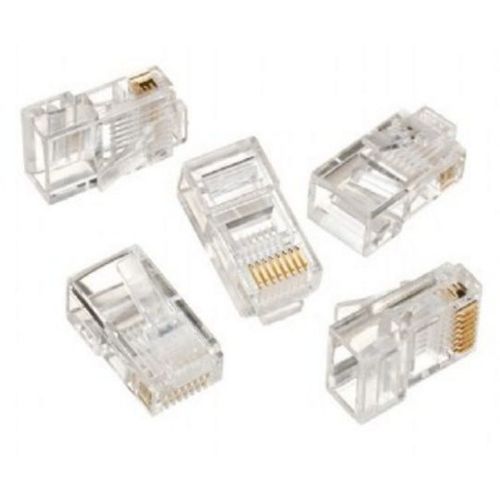 LC-8P8C-001/100 Modular plug RJ45  8P8C 30u CAT5e gold plated, 100 u pakovanju / CENA PO PAKOVANJU slika 1