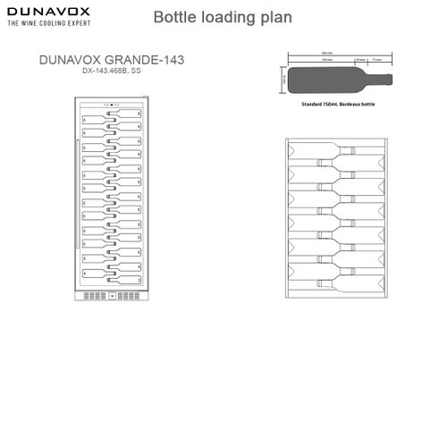 DX-143.468SS DUNAVOX vinska vitrina slika 6