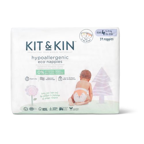 KIT&amp;KIN pelene veličina 4, (9-14 kg) 32 kom 54141N slika 1