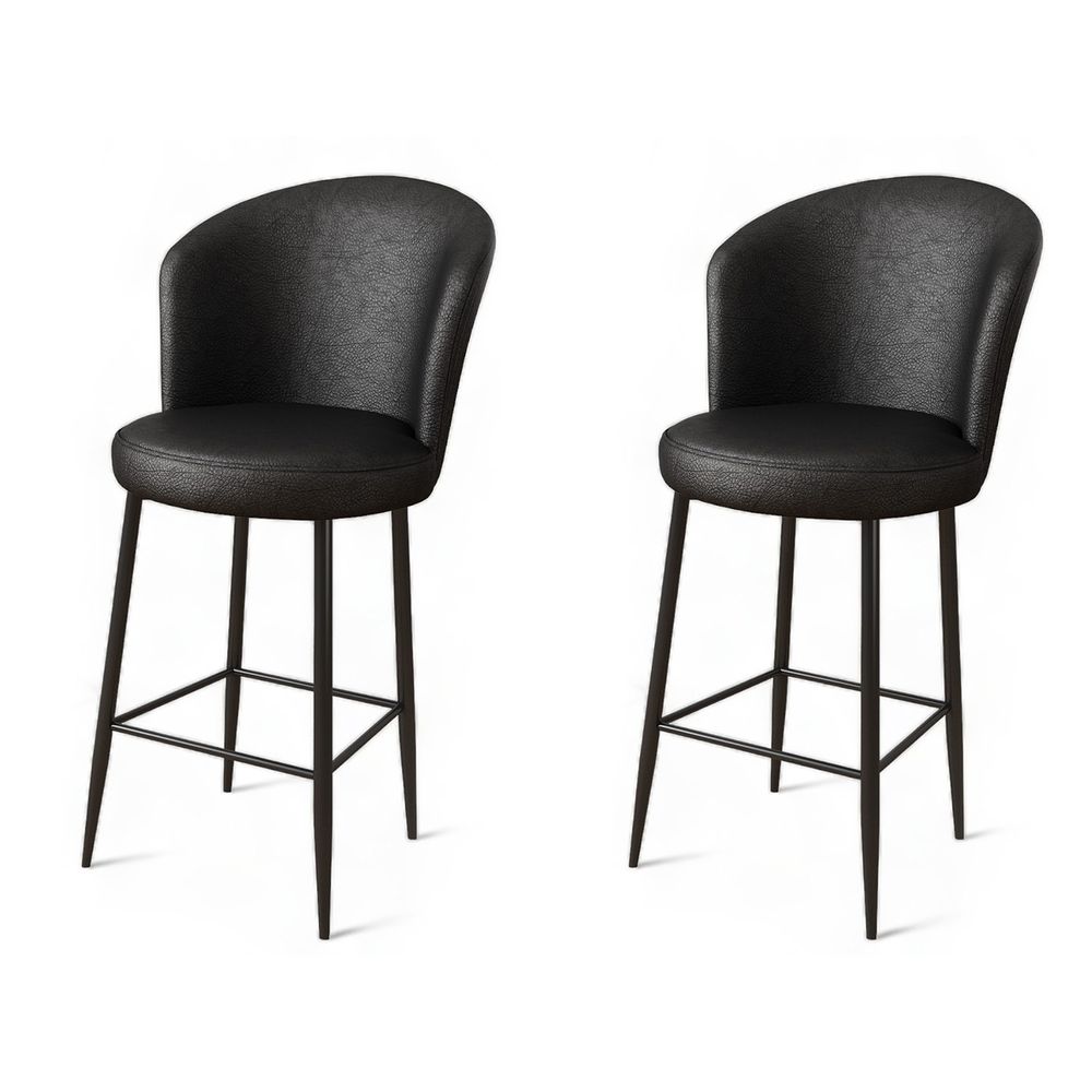 Uras - Crni Bar Stolac Set (2 Komada) slika 1