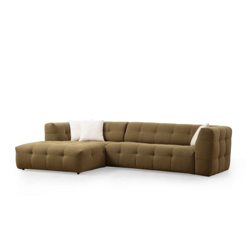 Woody Fashion Kutna garnitura Cady 3 Seater lijevi - Khaki slika 7