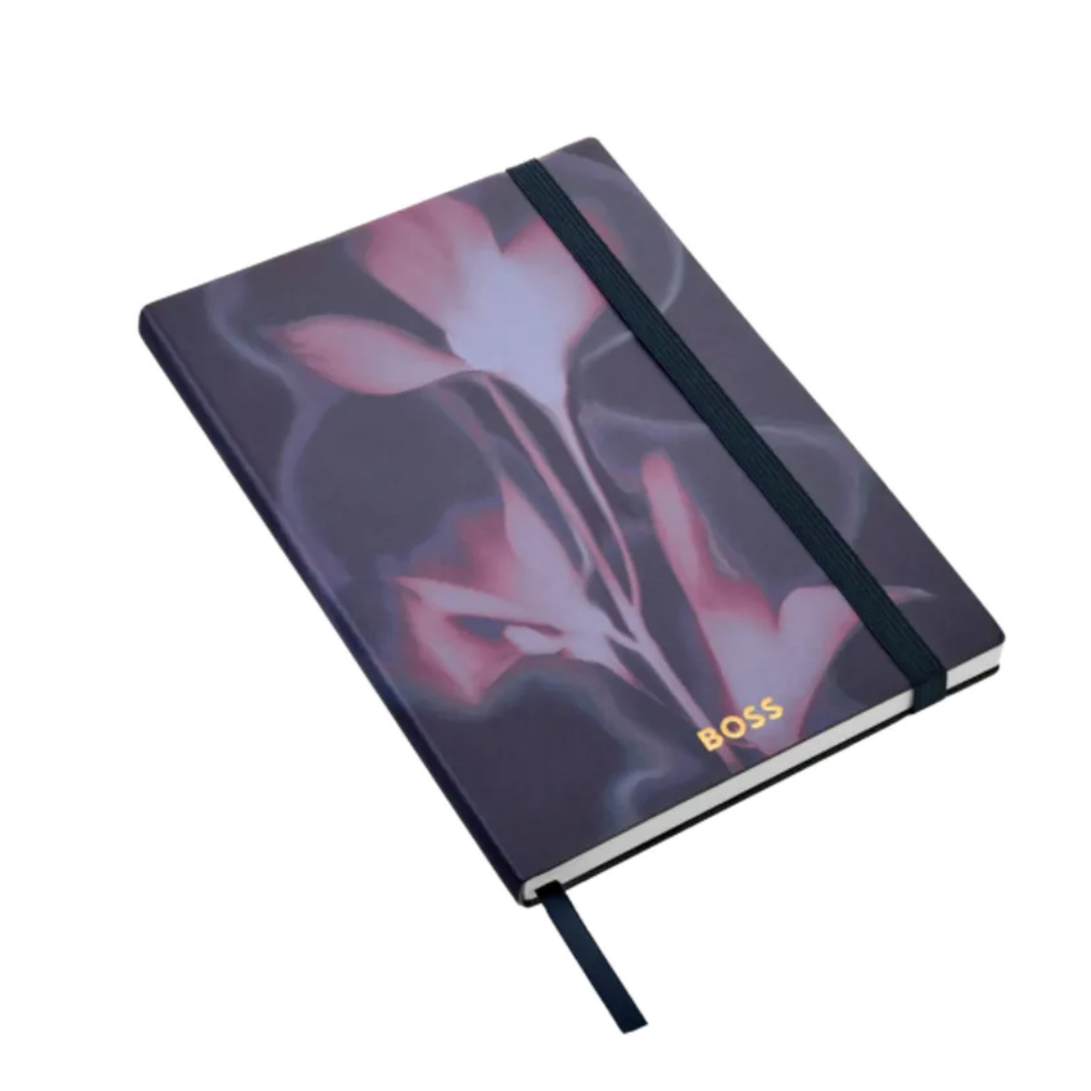 Hugo Boss notes A5 Holographic Flower HNH623NL, ljubičasti slika 2