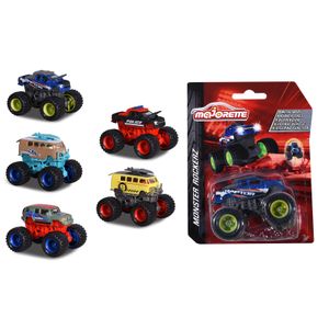 MAJORETTE auto off road 7,5 cm Monster Rockerz 6 sort 202057255