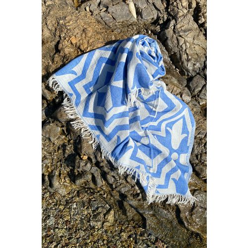 L'essential Maison Lalezar - Plava Fouta (PeÅ¡kir za plaÅ¾u) slika 3