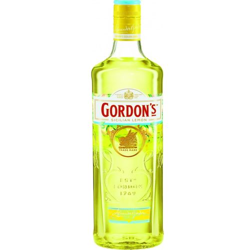 GORDONS sicilian lemon gin 40% alc,  1l  slika 1