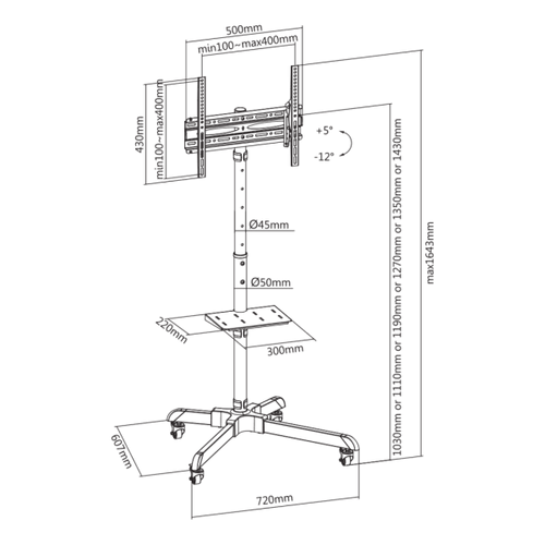 S BOX FS 224 - 2, Podni pokretni nosac slika 5