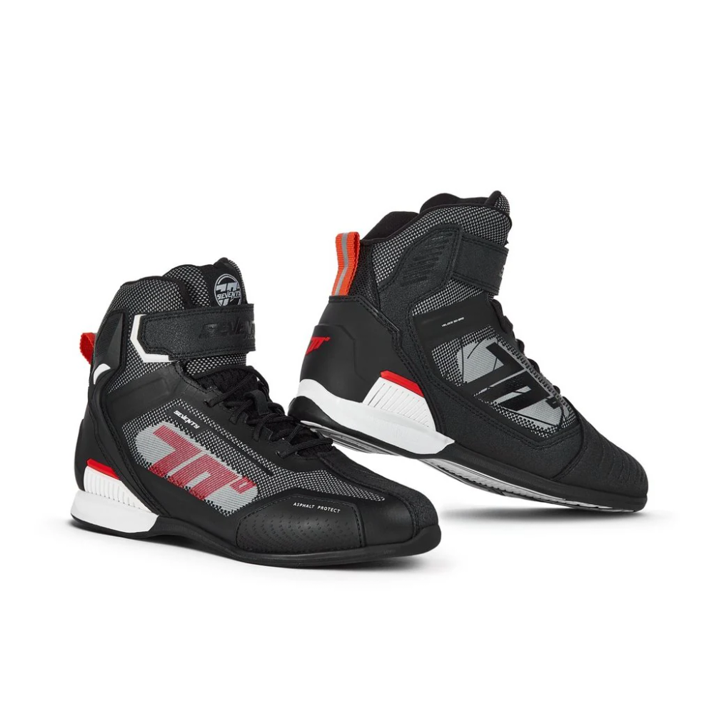 Seventy Degrees čizme BR-2 Veloce Black/Red/White slika 1