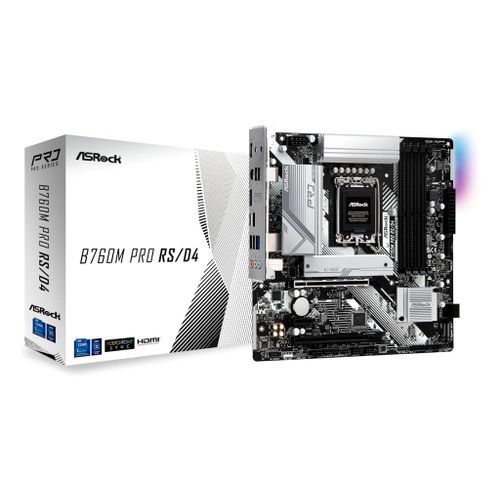 ASRock B760M PRO RS/D4/LGA1700 Matična ploča  slika 1