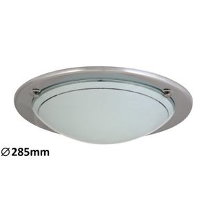 Rabalux Ufo plafonjera D29 E27 60W hrom opal