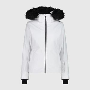 ženska Ski Jakna Cmp Zip Hood White