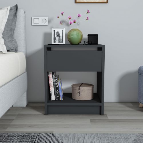 Cedrus - Anthracite Anthracite Nightstand slika 2