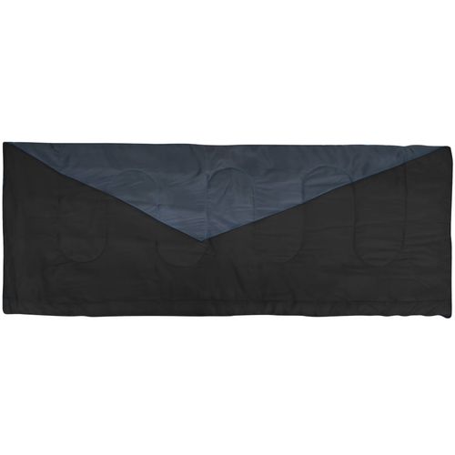 Lagane pravokutne vreće za spavanje 2 kom crne 1100 g 10 ℃ slika 4