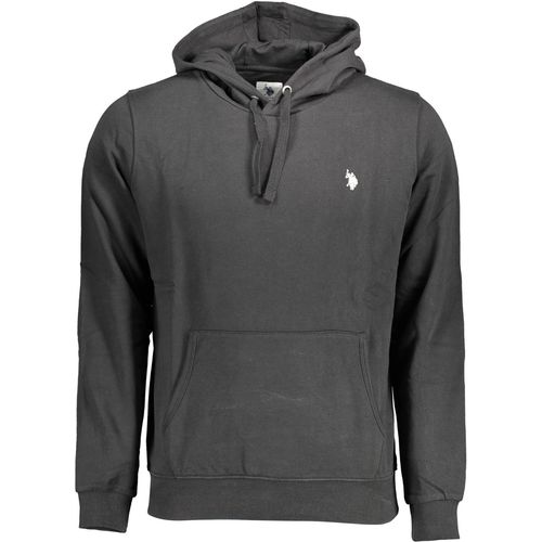 US POLO SWEATSHIRT WITHOUT ZIP BLACK MAN slika 1