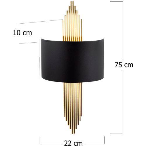 Opviq 616 - A Black
Gold Wall Lamp slika 3