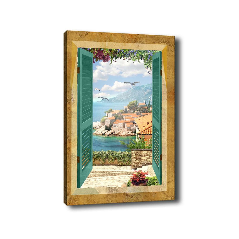 Dekorativna platna slika Kanvas Tablo (50 x 70) - 228, boja: višebojna slika 3