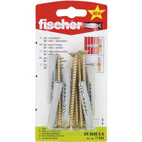 Fischer UX 8 x 50 SK univerzalna tipla 50 mm 8 mm 77856 5 St. slika 3