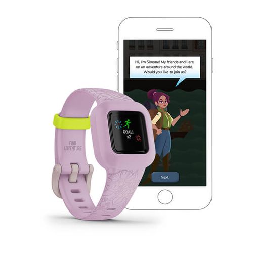 GARMIN Vívofit Jr. 3 SmartWatch Dječji Sat - Lilac Floral slika 3