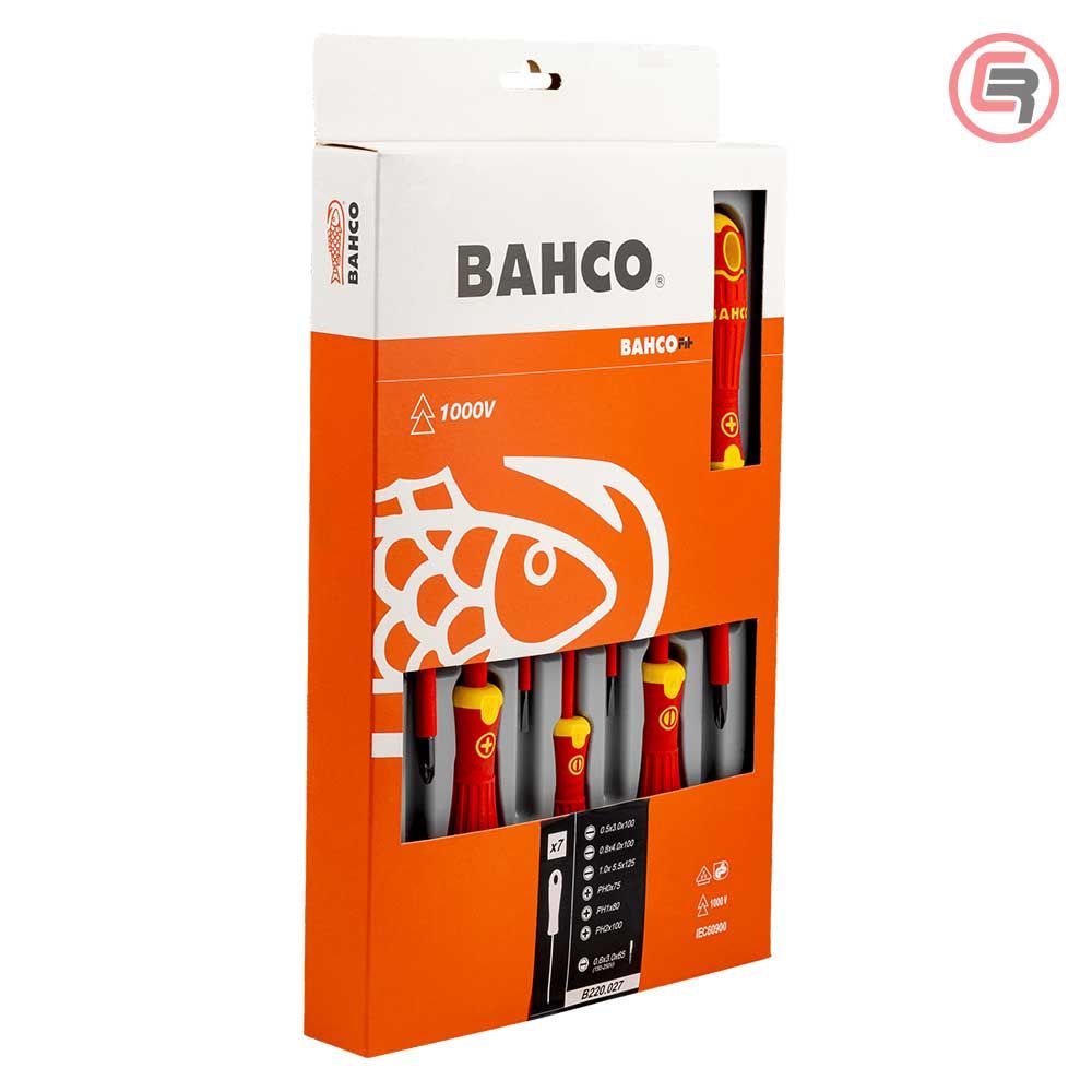 Bahco Garnitura Odvijača VDE 4 plosnata + 3 križna PH / 7 dijelna - B220.027 slika 3