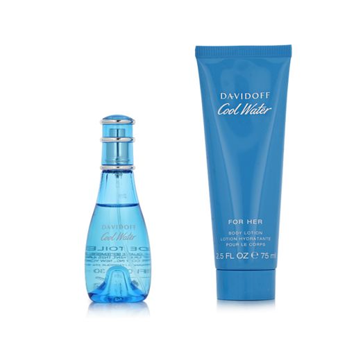 Davidoff Cool Water for Women EDT 30 ml + BL 75 ml (woman) slika 2