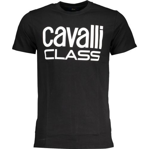CAVALLI CLASS MEN'S SHORT SLEEVE T-SHIRT BLACK slika 1