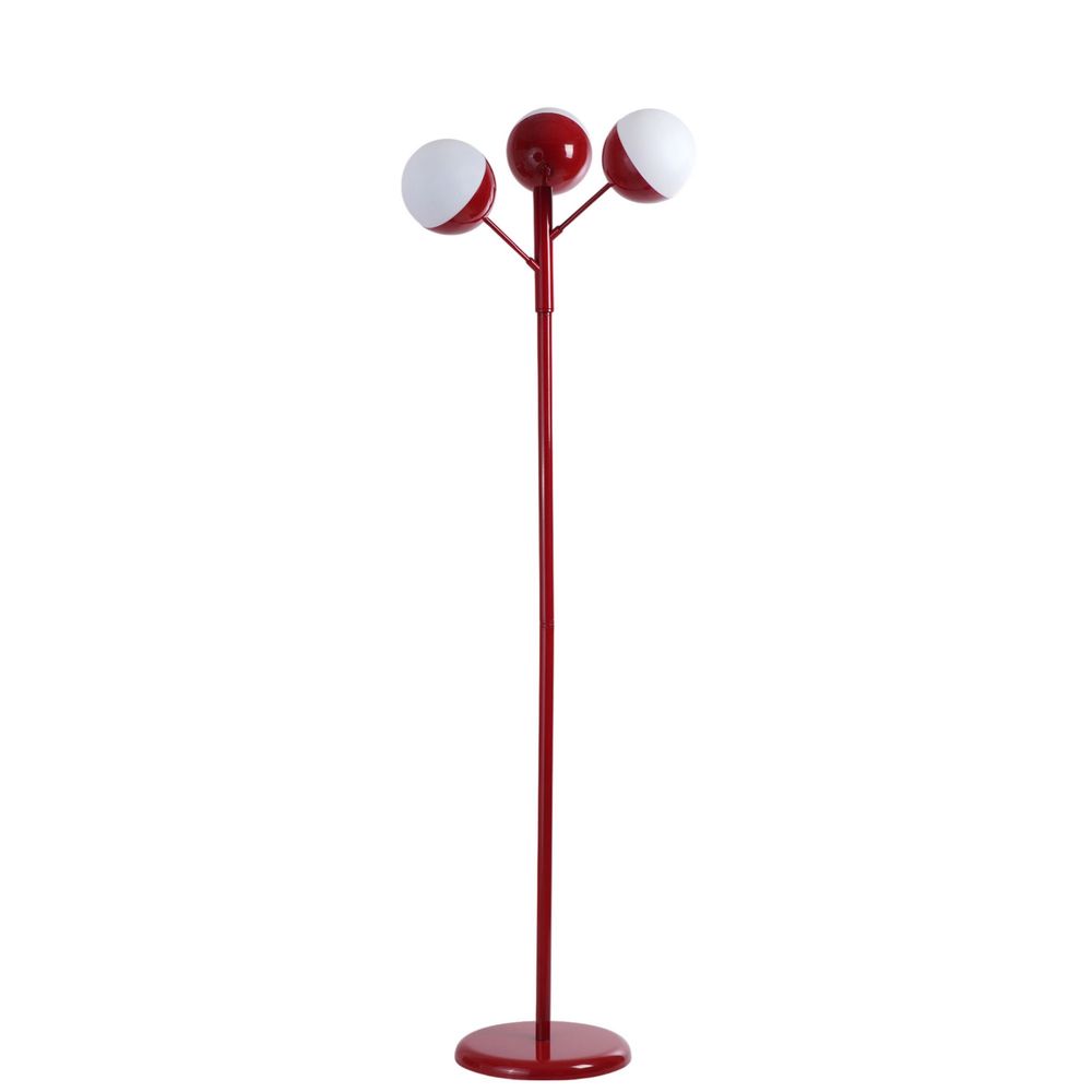Opviq Podna lampa 357, bijela, crvena slika 2