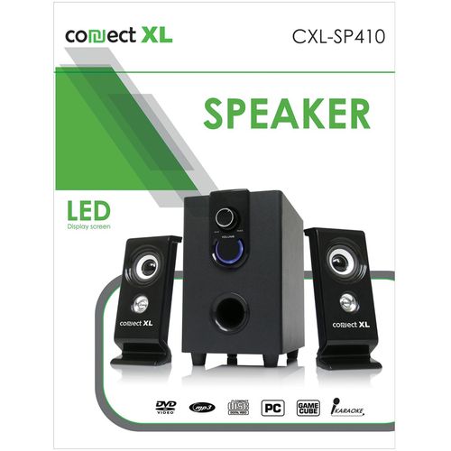 Connect XL Zvučnik, set, 2.1, AC 220V, crna boja - CXL-SP410 slika 2
