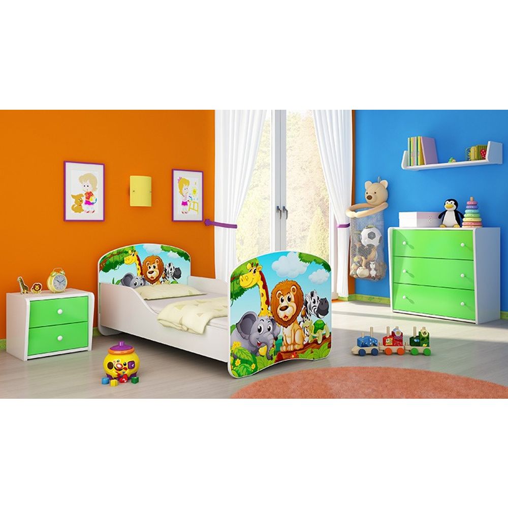 ACMA Dječiji krevet Acma I - 140x70cm - Dezen 02 slika 2