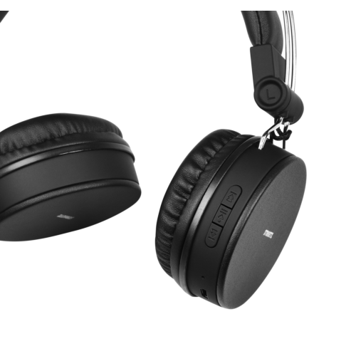 STREETZ Slušalice BT200 Naglavne Sklopive Bluetooth, 3.5 mm utor, CRNE slika 4