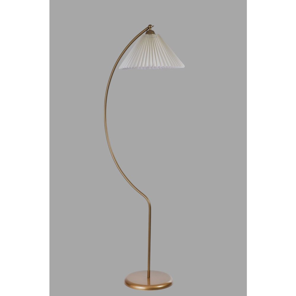 Opviq Podna lampa 562, krem, zlatna slika 3