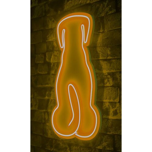 Wallity Ukrasna plastična LED rasvjeta, Doggy - Yellow slika 8