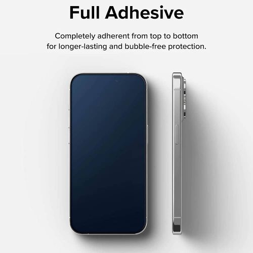 Ringke Cover Display ID Glass kaljeno staklo za iPhone 15 Pro Max -crno slika 4