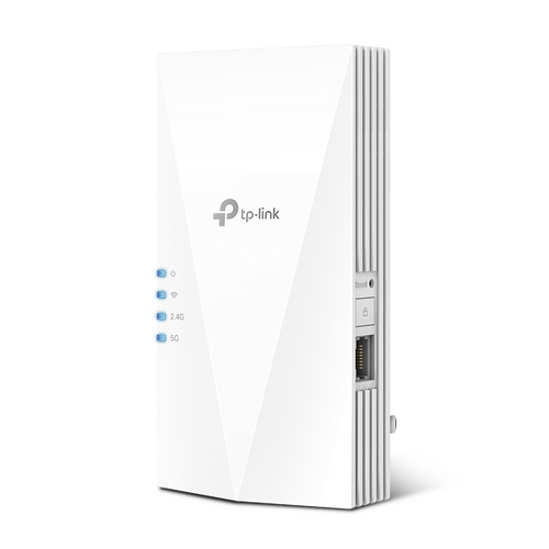 TP-Link RE700X - AX3000 Wi-Fi 6 Range Extender - 2.40 GHz, 5 GHz - Internal - 1 x Network (RJ-45) - Gigabit Ethernet - 12.50 WAX3000 WI-FI 6 RANGE EXTENDER ACCS - slika 1