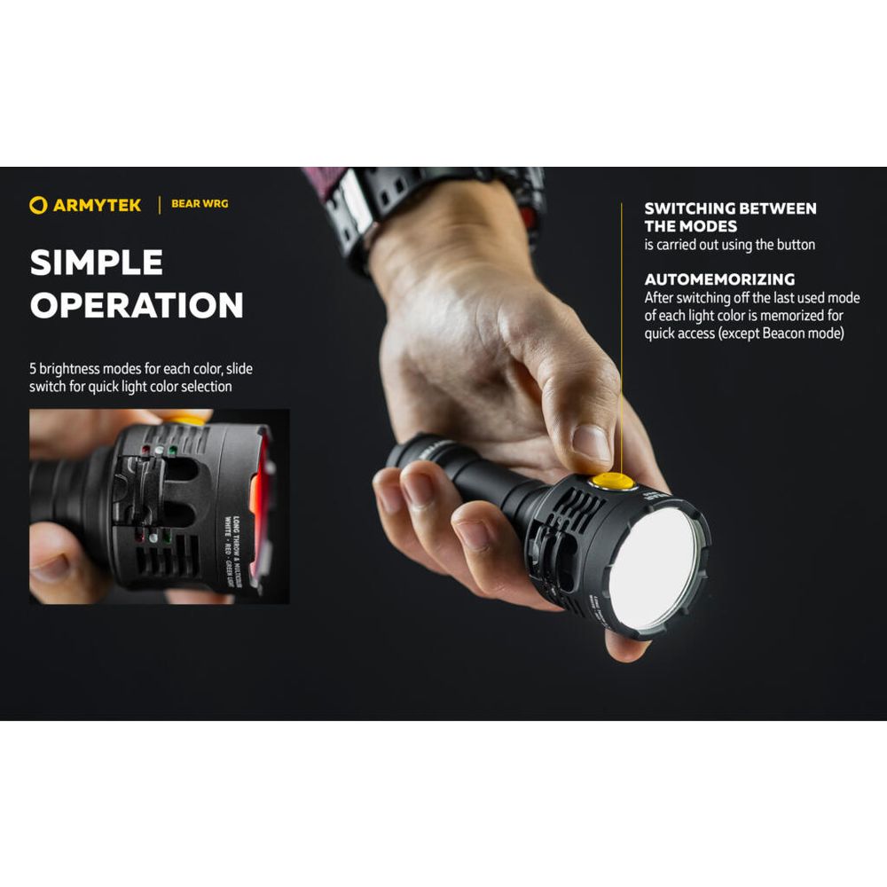 Armytek Baterijska lampa Bear WRG slika 25