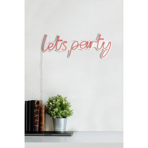 Wallity Zidna dekoracije svijetleća PARTY, Lets Party - Pink slika 4
