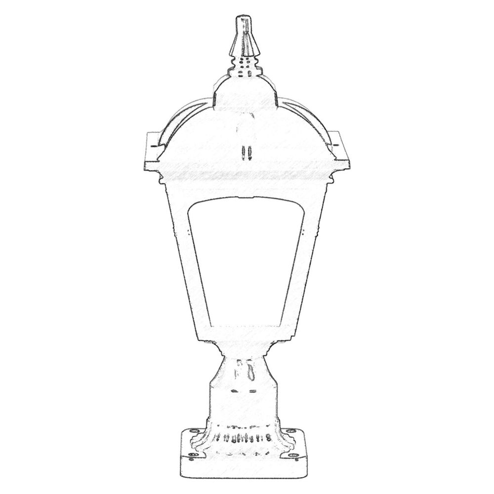 BSU-68185-BSY-K Crna i Bijela Vanjska Zidna Lampa slika 2