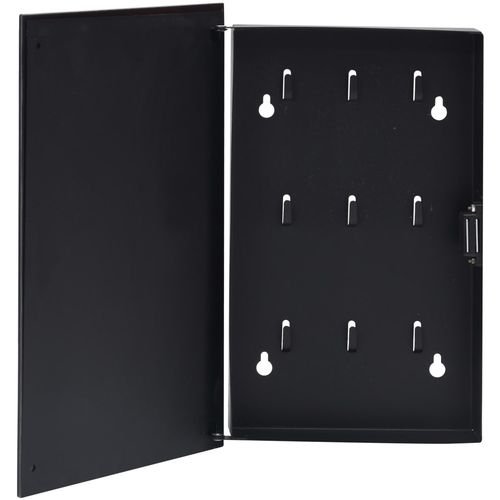 Kutija za ključeve s magnetnom pločom crna 30 x 20 x 5,5 cm slika 20